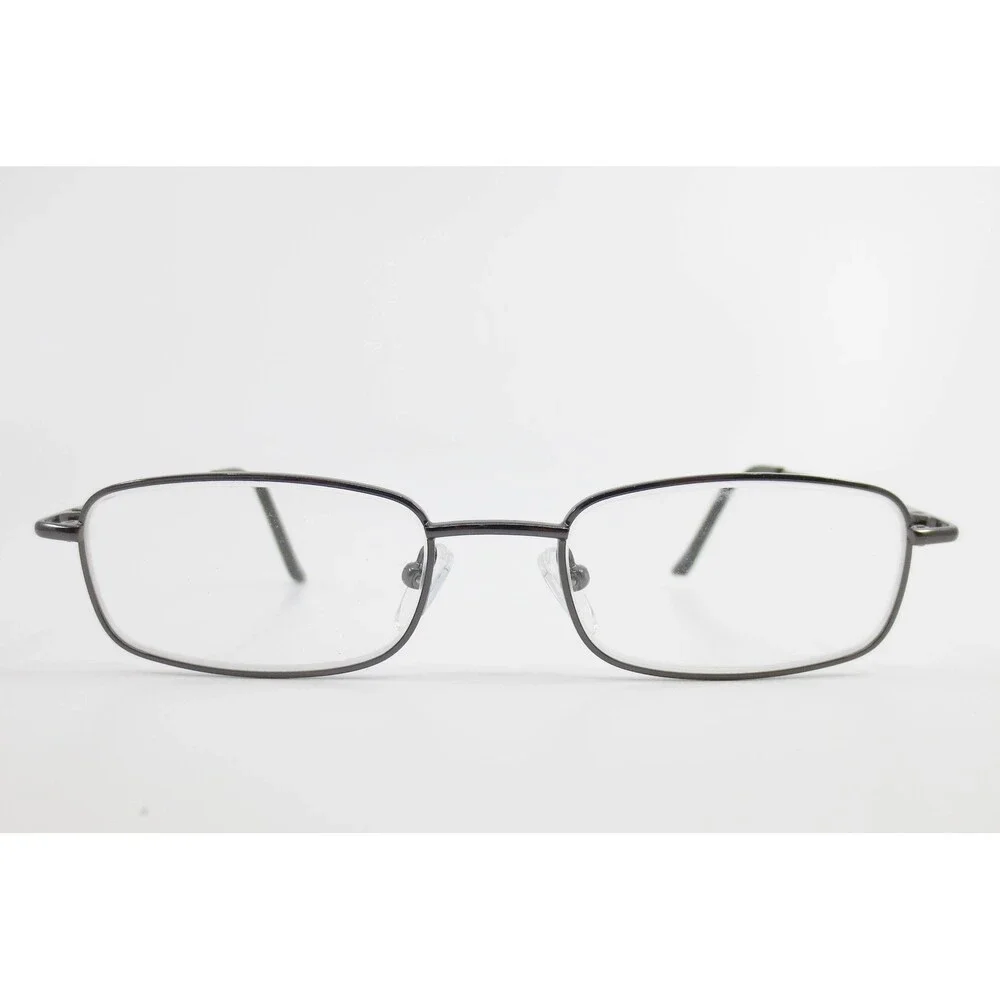 Modern Metal MM 9013 GM Gunmetal Rectangular Eyeglasses Frames 51-18-140